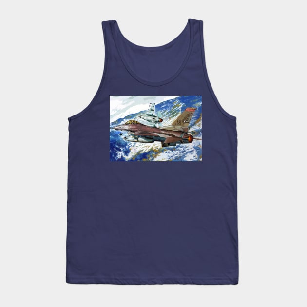 F-16C Fighting Falcon Tank Top by Aircraft.Lover